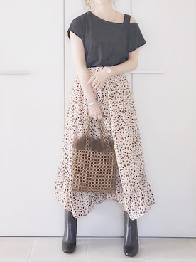 「MichaelKors」｜「アイテム（アクセサリー）」を使った、陽さん（レディース・156cm）の秋コーディネート