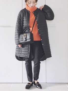 「NOLLEY’S（ノーリーズ）のアイテム」を使った、陽さん（レディース・156cm）の秋コーディネート