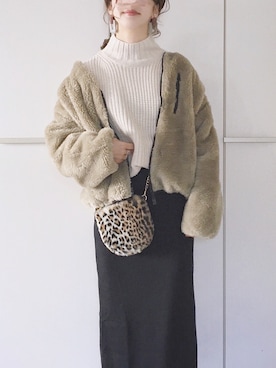 「URBAN RESEARCH Sonny Label（アーバンリサーチサニーレーベル）のアイテム（ブルゾン）」を使った、陽さん（レディース・156cm）の冬コーディネート