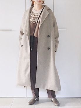 「marjour（マージュール）のFAKE LEATHER SACOCHE（ショルダーバッグ）」を使った、陽さん（レディース・156cm）の冬コーディネート