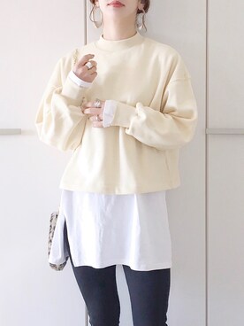 「marjour（マージュール）のアイテム（リング）」を使った、陽さん（レディース・156cm）の冬コーディネート