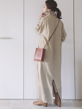 陽さん(レディース・156cm)の冬コーディネート