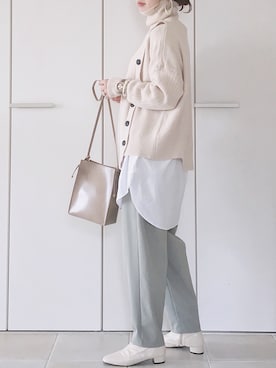 「FURLA（フルラ）の【FURLA】フルラ METROPOLIS 38mm ウォッチ（アナログ腕時計）」を使った、陽さん（レディース・156cm）の冬コーディネート
