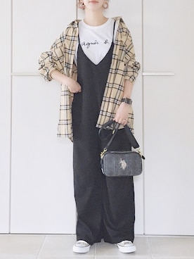 「corners」｜「アイテム（腕時計）」を使った、陽さん（レディース・156cm）の冬コーディネート