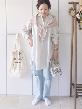 陽さん（レディース・156cm）の春コーディネート