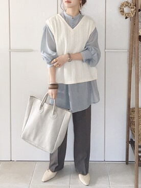 陽さん（レディース・156cm）の春コーディネート