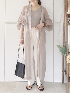 陽さん（レディース・156cm）の春コーディネート