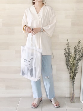 陽さん（レディース・156cm）の夏コーディネート