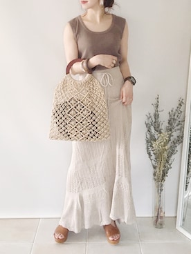 陽さん（レディース・156cm）の夏コーディネート