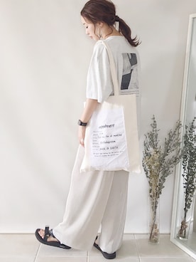 「LIAN」｜陽さん（レディース・156cm）の夏コーディネート