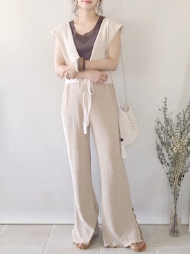 陽さん（レディース・156cm）の夏コーディネート