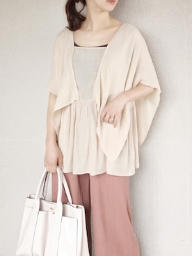 陽さん（レディース・156cm）の夏コーディネート