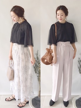 陽さん（レディース・156cm）の夏コーディネート