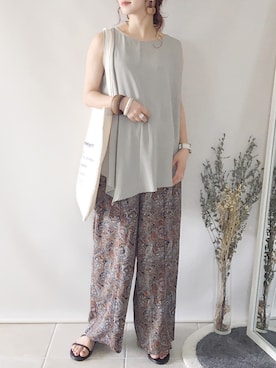 陽さん(レディース・156cm)の夏コーディネート