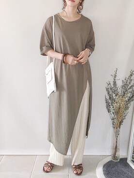 「Bou Jeloud」｜「アイテム（アクセサリー）」を使った、陽さん（レディース・156cm）の夏コーディネート
