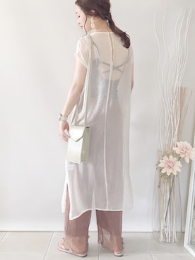 「birthdayroom」｜「アイテム（その他）」を使った、陽さん（レディース・156cm）の夏コーディネート