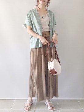 陽さん（レディース・156cm）の夏コーディネート