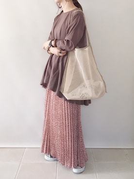 「Diosfront（ディオスフロント）のアイテム」を使った、陽さん（レディース・156cm）の夏コーディネート