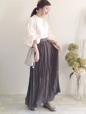 陽さん（レディース・156cm）の秋コーディネート