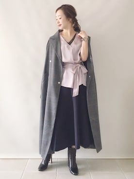 陽さん(レディース・156cm)の秋コーディネート