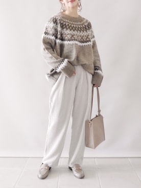 「Lavish Gate（ラヴィッシュゲート）のアイテム（アクセサリー）」を使った、陽さん（レディース・156cm）の秋コーディネート