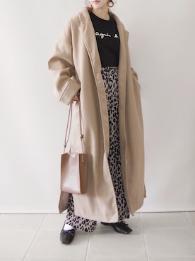 「CORNERS（コーナーズ）のアイテム（パンツ）」を使った、陽さん（レディース・156cm）の秋コーディネート