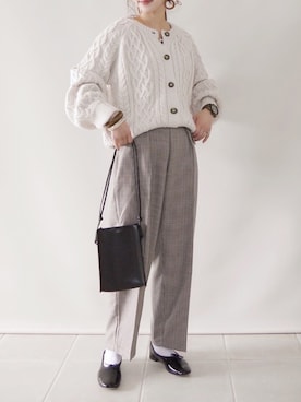 陽さん（レディース・156cm）の秋コーディネート