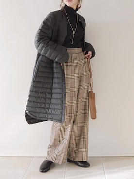「ラリエット」｜陽さん（レディース・156cm）の秋コーディネート