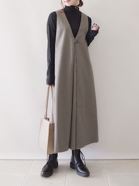 陽さん（レディース・156cm）の秋コーディネート