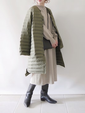 陽さん（レディース・156cm）の冬コーディネート