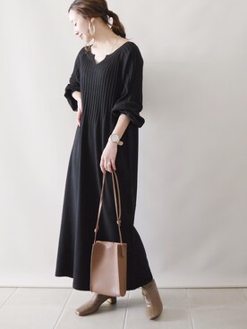 陽さん(レディース・156cm)の冬コーディネート