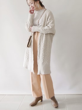 陽さん（レディース・156cm）の冬コーディネート