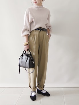 陽さん（レディース・156cm）の冬コーディネート