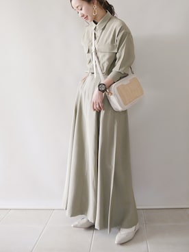 「corners」｜「アイテム（腕時計）」を使った、陽さん（レディース・156cm）の冬コーディネート