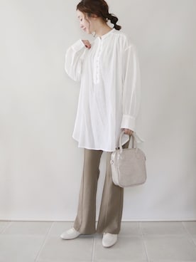 「kivi（キヴィ）のアイテム」を使った、陽さん（レディース・156cm）の冬コーディネート