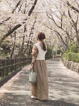 ワンピース ドレス ベージュ系 コーディネート Zozotown