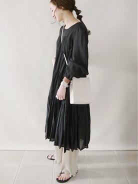 「sakishimatokyo（サキシマトーキョー）のアイテム（ワンピース/ドレス）」を使った、陽さん（レディース・156cm）の春コーディネート