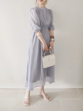 「OLIVE des OLIVE（オリーブデオリーブ）のアイテム（ワンピース/ドレス）」を使った、陽さん（レディース・156cm）の春コーディネート