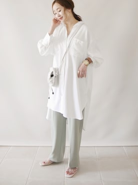 陽さん（レディース・156cm）の春コーディネート