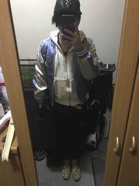 「アイテム（スリッポン、その他）」を使った、ナユ〜さん（メンズ・174cm）の秋コーディネート