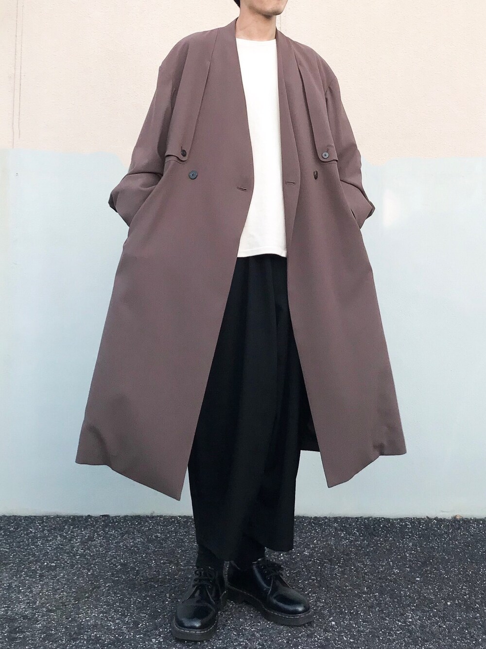 ETHOSENS（エトセンス）の「ETHOSENS ジョーゼットロングトレンチ