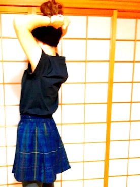「アイテム（タイツ/ストッキング）」を使った、じんたさん（レディース・155cm）の秋コーディネート