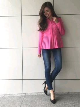 「M.deux（エムドゥ）のアイテム（シューズ）」を使った、M.deux_Officialさん（レディース・161cm）の冬コーディネート