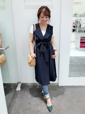 「M.deux（エムドゥ）のアイテム（その他アウター）」を使った、M.deux_Officialさん（レディース・160cm）の夏コーディネート