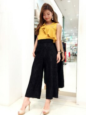 「M.deux（エムドゥ）のアイテム（ピアス（両耳用））」を使った、M.deux_Officialさん（レディース・160cm）の夏コーディネート