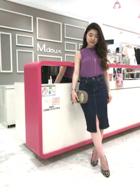 「M.deux（エムドゥ）のアイテム（バッグ）」を使った、M.deux_Officialさん（レディース・160cm）の夏コーディネート