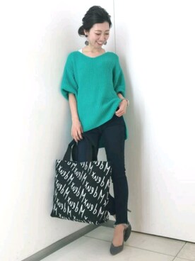 「M.deux（エムドゥ）のアイテム（バッグ）」を使った、M.deux_Officialさん（レディース・160cm）の秋コーディネート