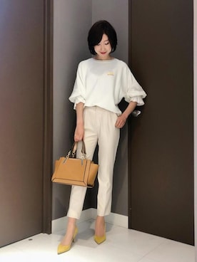 「M.deux（エムドゥ）のアイテム」を使った、M.deux_Officialさん（レディース・167cm）の冬コーディネート