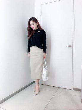 「M.deux（エムドゥ）のアイテム（その他）」を使った、M.deux_Officialさん（レディース・156cm）の冬コーディネート