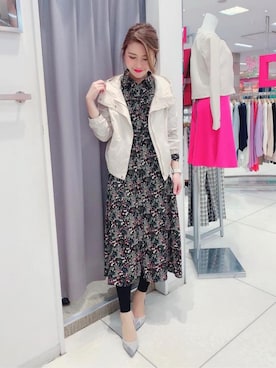 「M.deux（エムドゥ）のアイテム（マウンテンパーカー）」を使った、M.deux_Officialさん（レディース・158cm）の春コーディネート